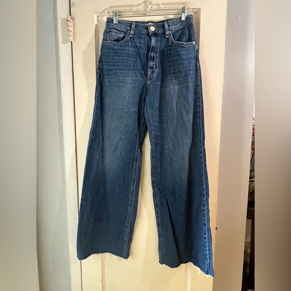 Hudson Jodie High Rise Loose Fit Wide Leg Jean 26 - Picture 4 of 11